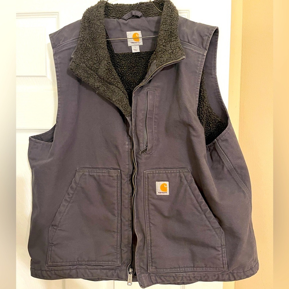 Carhartt Sherpa Lined Vest - Large